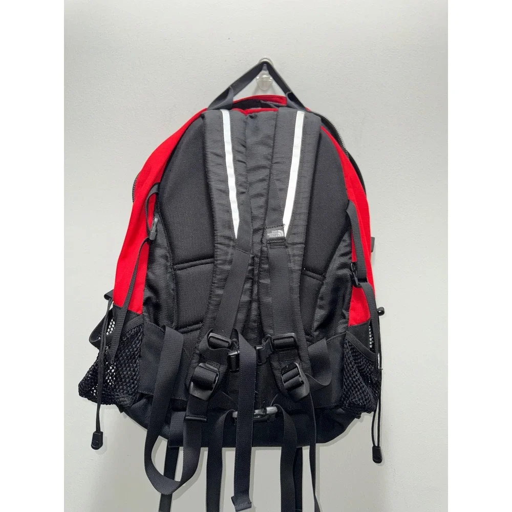 Vintage The North Face Enterprise Backpack Red Black Daypack Hiking School Bag